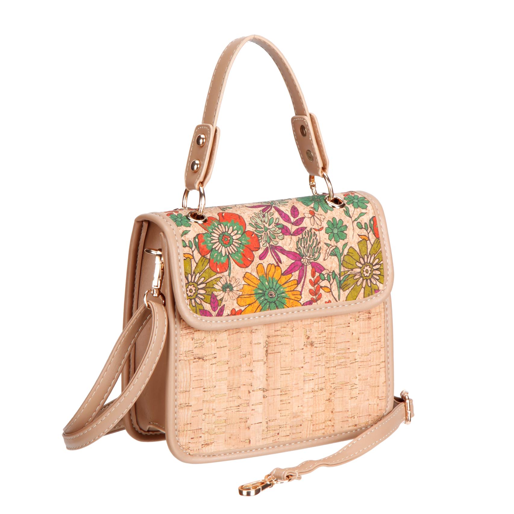 ກະເປົາໃສ່ກະເປົ໋າ Mini Crossbody Cork ນ້ຳໜັກເບົາ