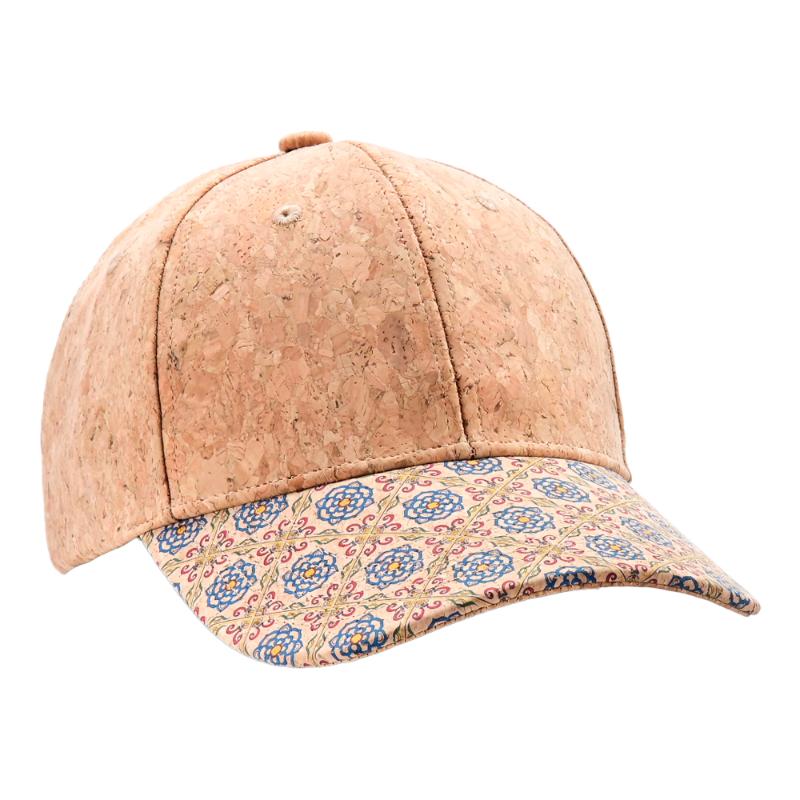 Retro ພິມ Cork Fedora Hat
