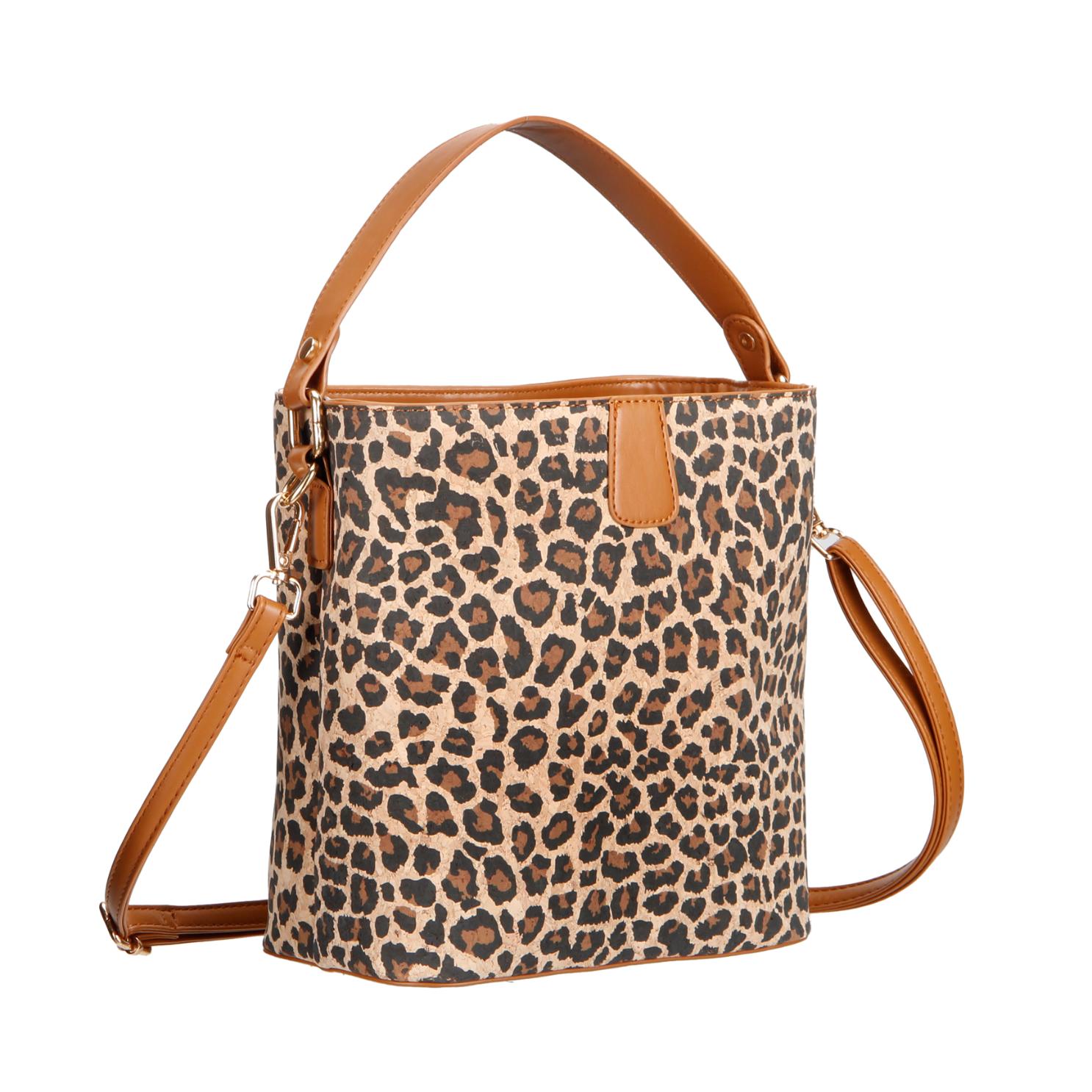 Retro Texture Cork Wide Strap Bag Shoulder Bag