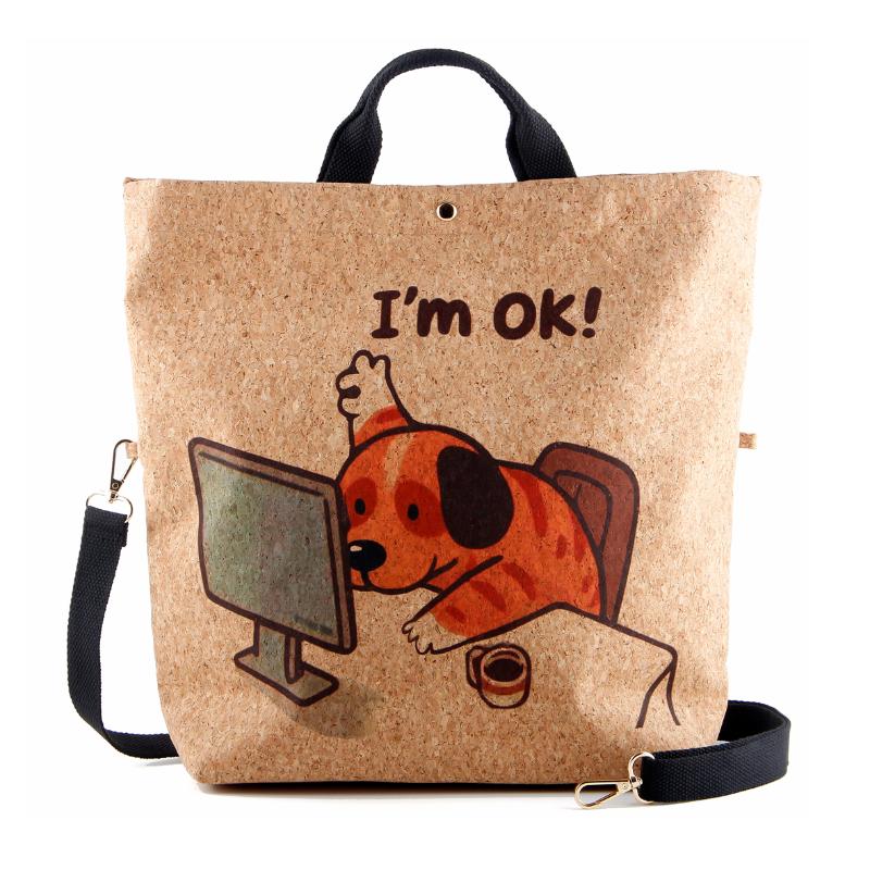 Softwood Cartoon Print Bag